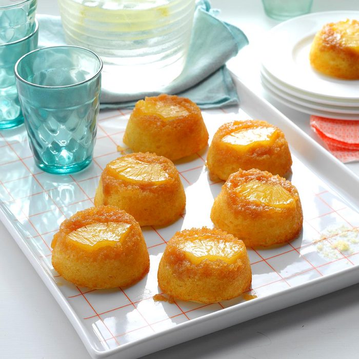 Pineapple Upside-Down Muffin Cakes