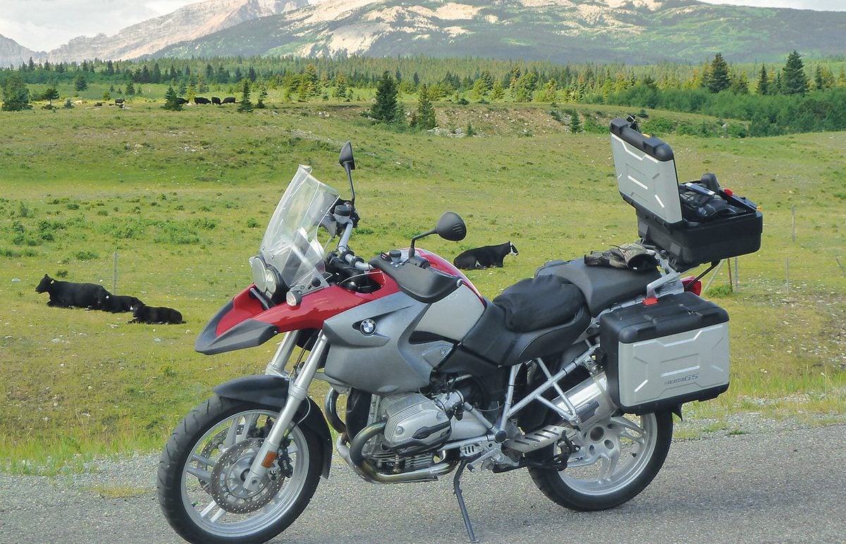 BMW R1200 GS motorcycle
