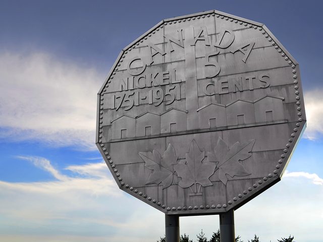 Canada's largest roadside attractions - The Big Nickle in Sudbury Ont. Canada.