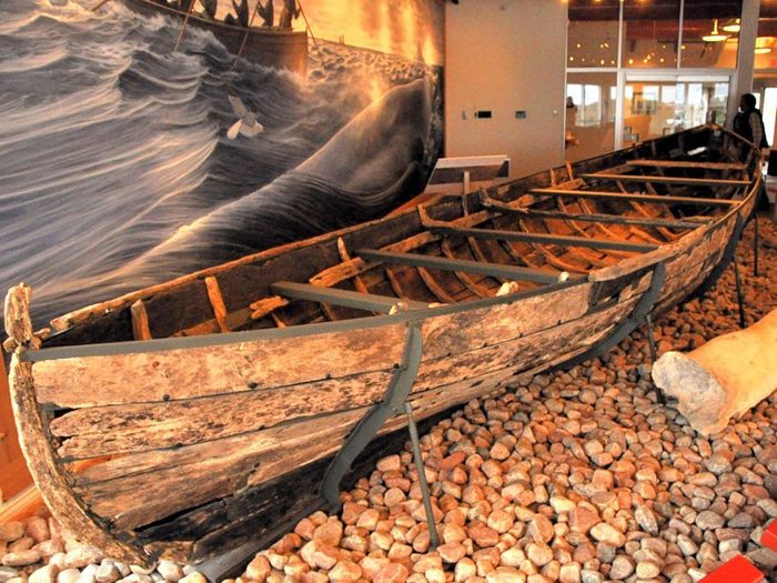 Famous shipwrecks - Chalupa in Red Bay, Newfoundland and Labrador