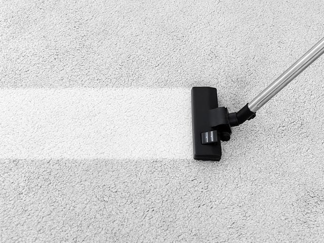 How to clean the dirtiest items in your home - vacuuming dirty carpet