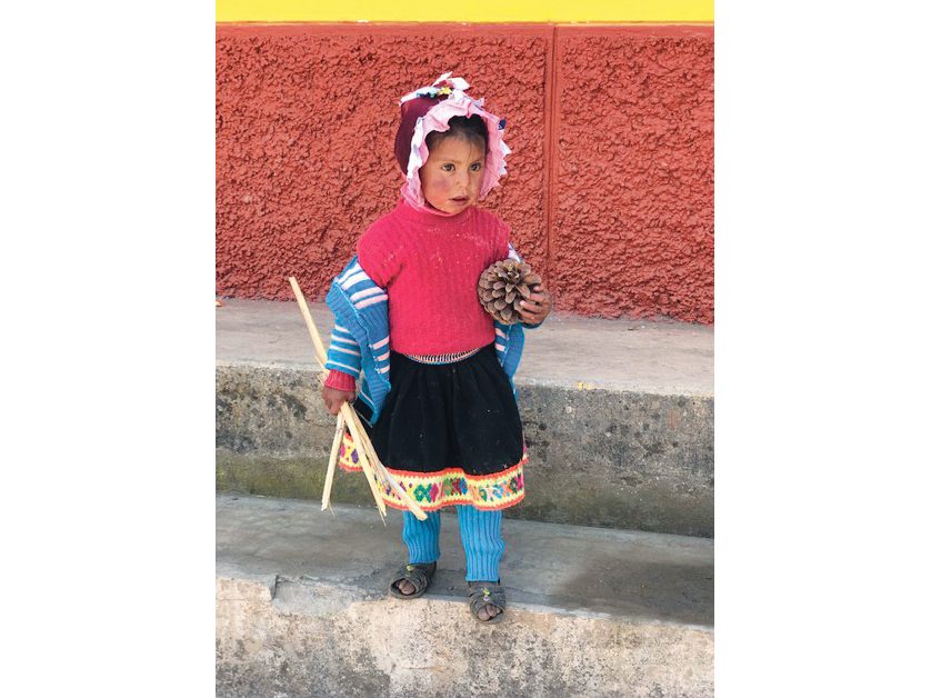Quechua child in Peru