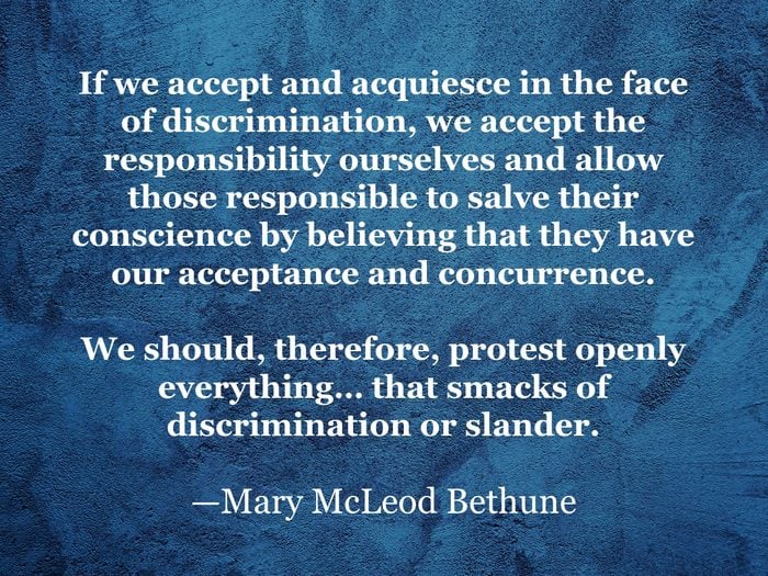 Mary McLeod Bethune quote