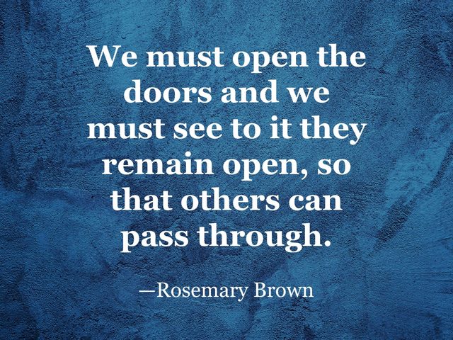 Rosemary Brown quote