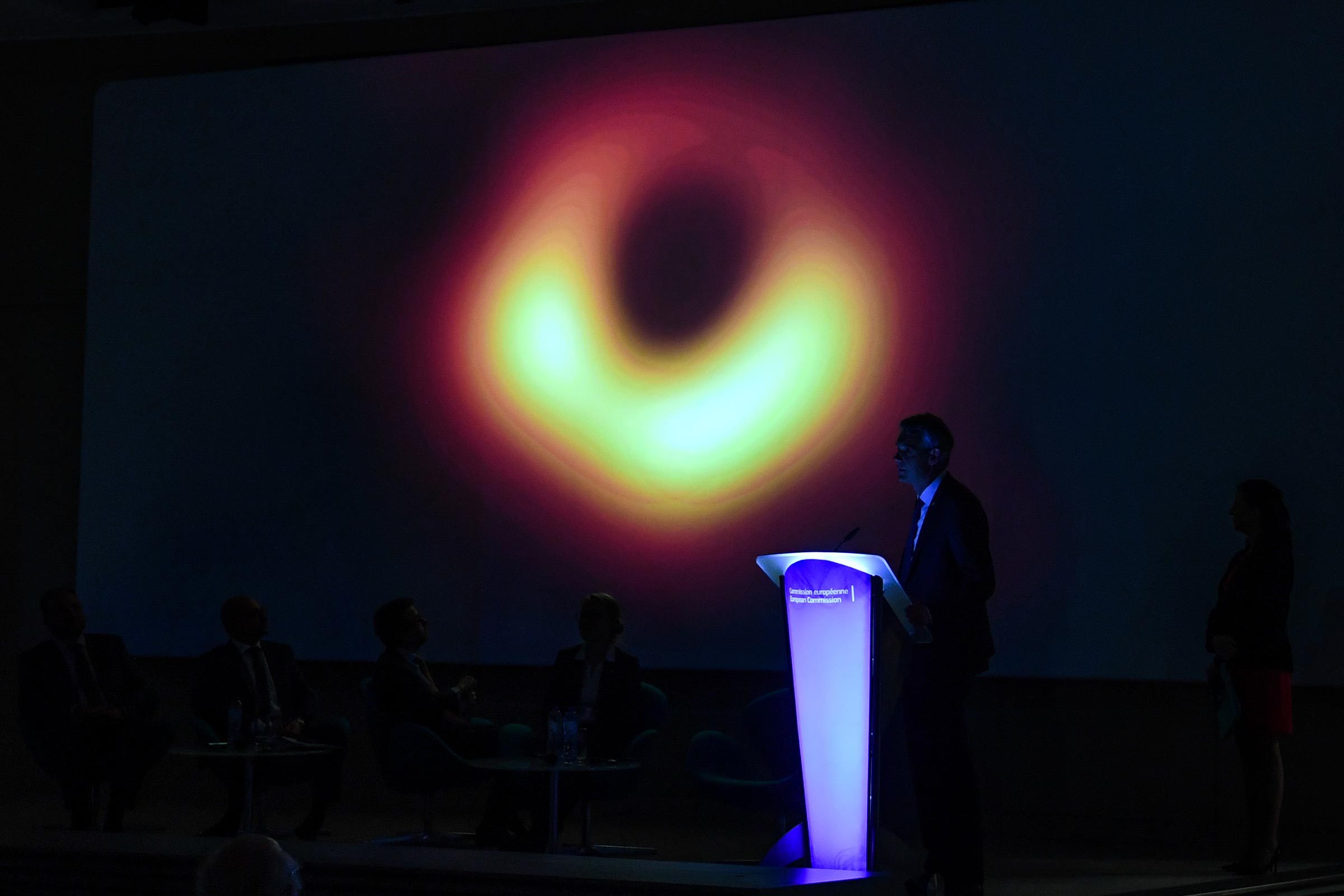 Astronomers capture first image of a Black Hole, press conference, European Commission, Brussels, Belgium