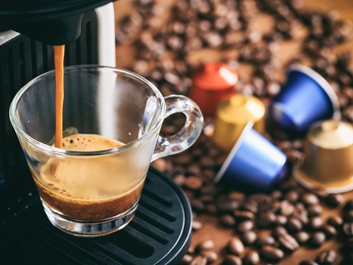 Healthy coffee - pod coffee machine