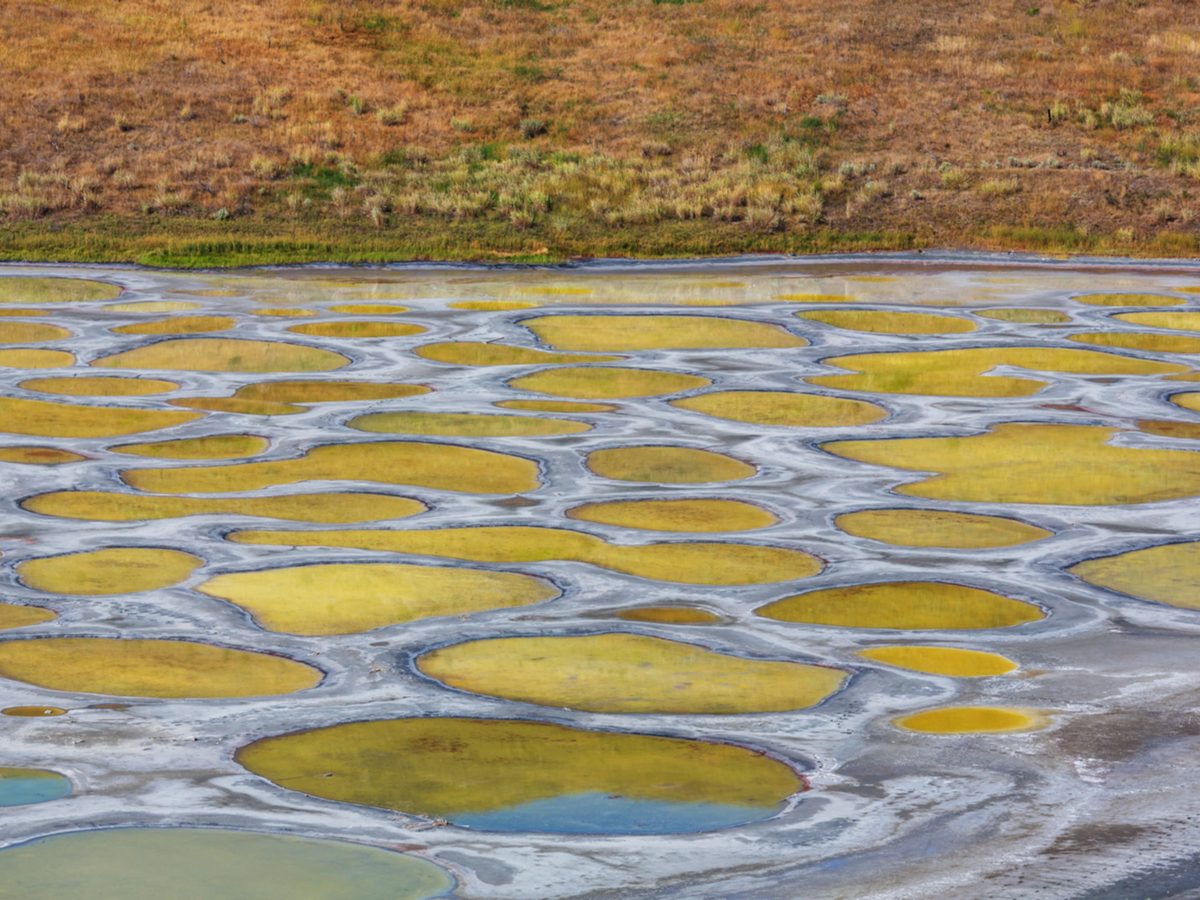 Canadian geography - Spotted Lake, British Columbia