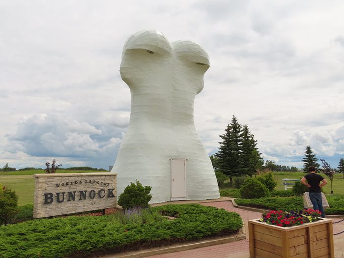 World's Largest Bunnock in Macklin, Saskatchewan