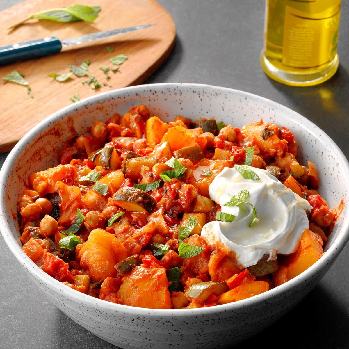 favourite slow cooker recipes - Slow cooker chickpea tagine recipe