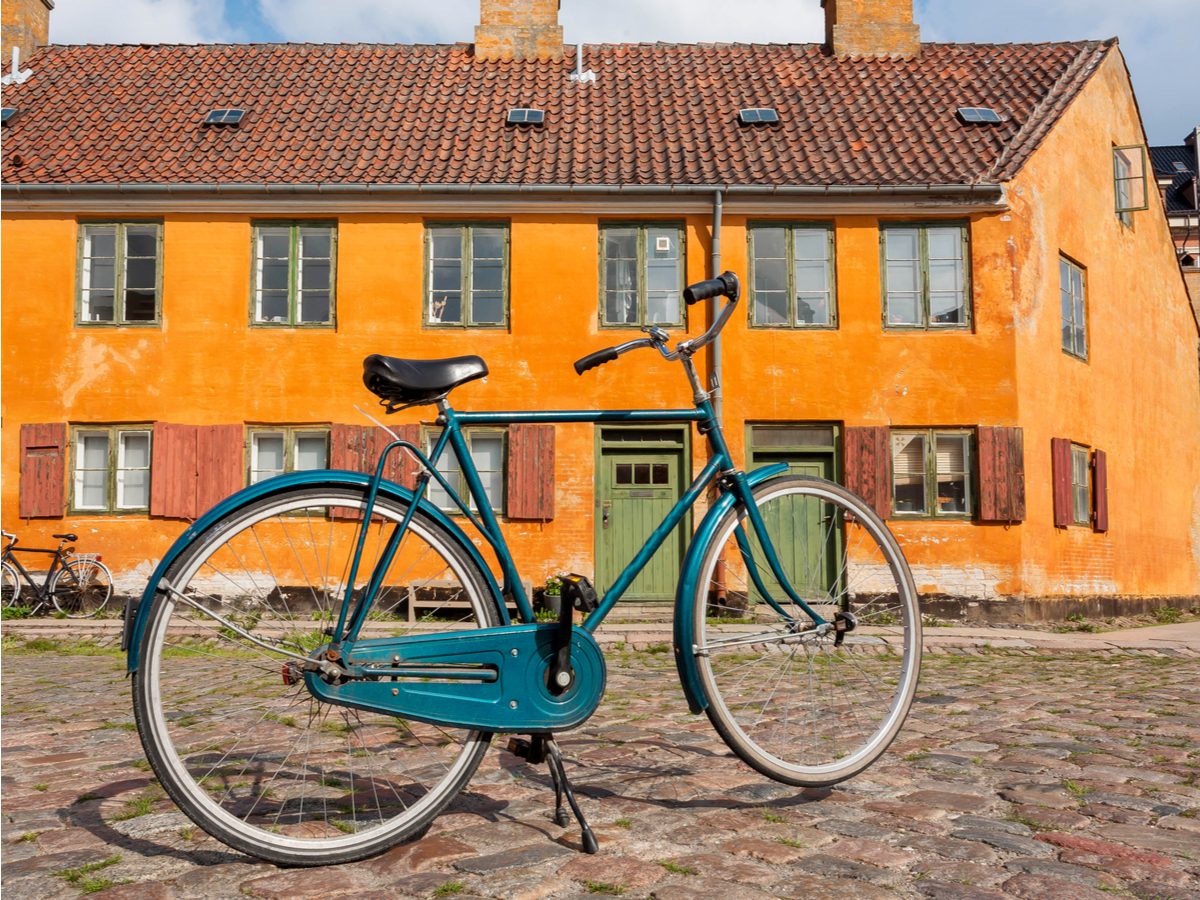 Vintage bicycle in Copenhagen, Denmark