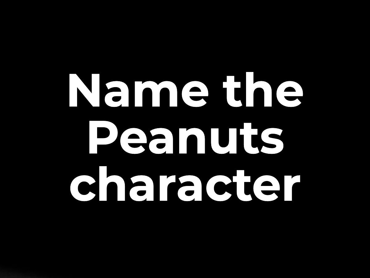 Name the Peanuts character