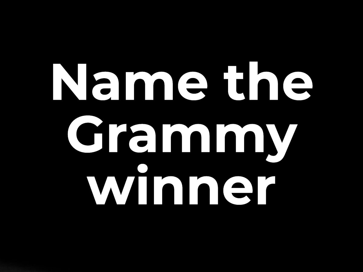 Name the Grammy winner