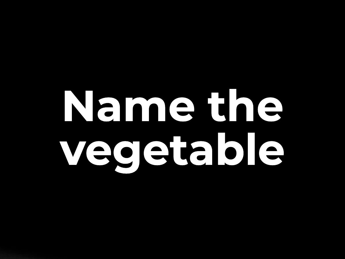 Name the vegetable