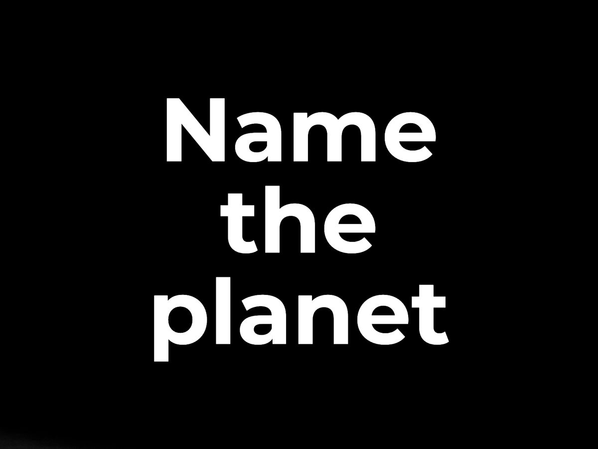 Name the planet