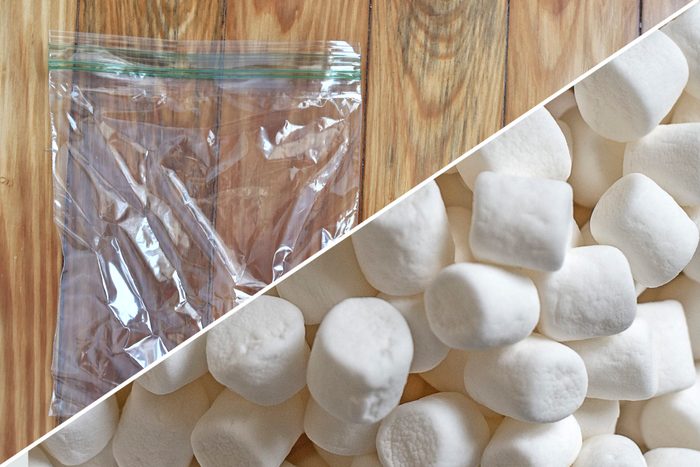 resealable bags - marshmallow