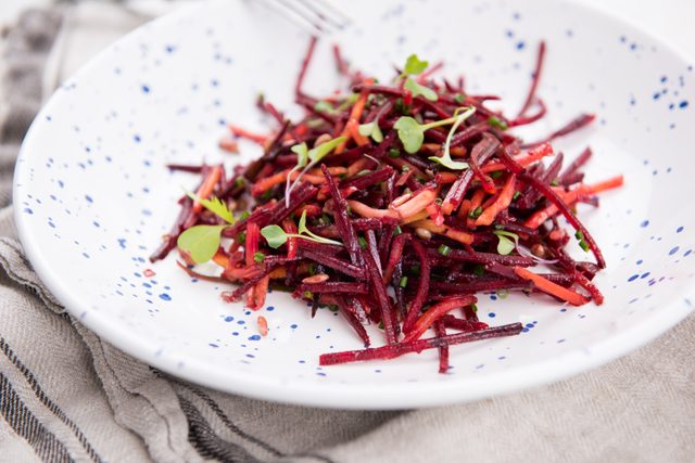 Ways to cook everything faster - Shredded beet salad