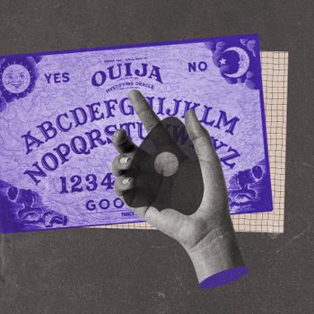 Ouija Board and planchette