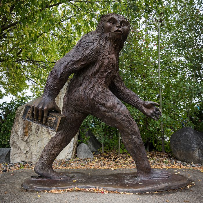 Sasquatch statue