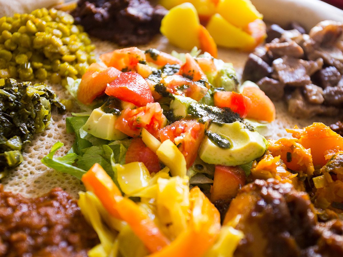 Ethiopian cuisine - injera
