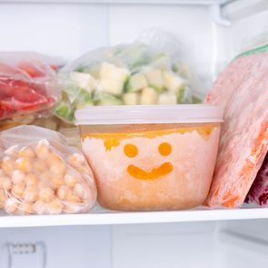 Freezer temperature setting - frozen food