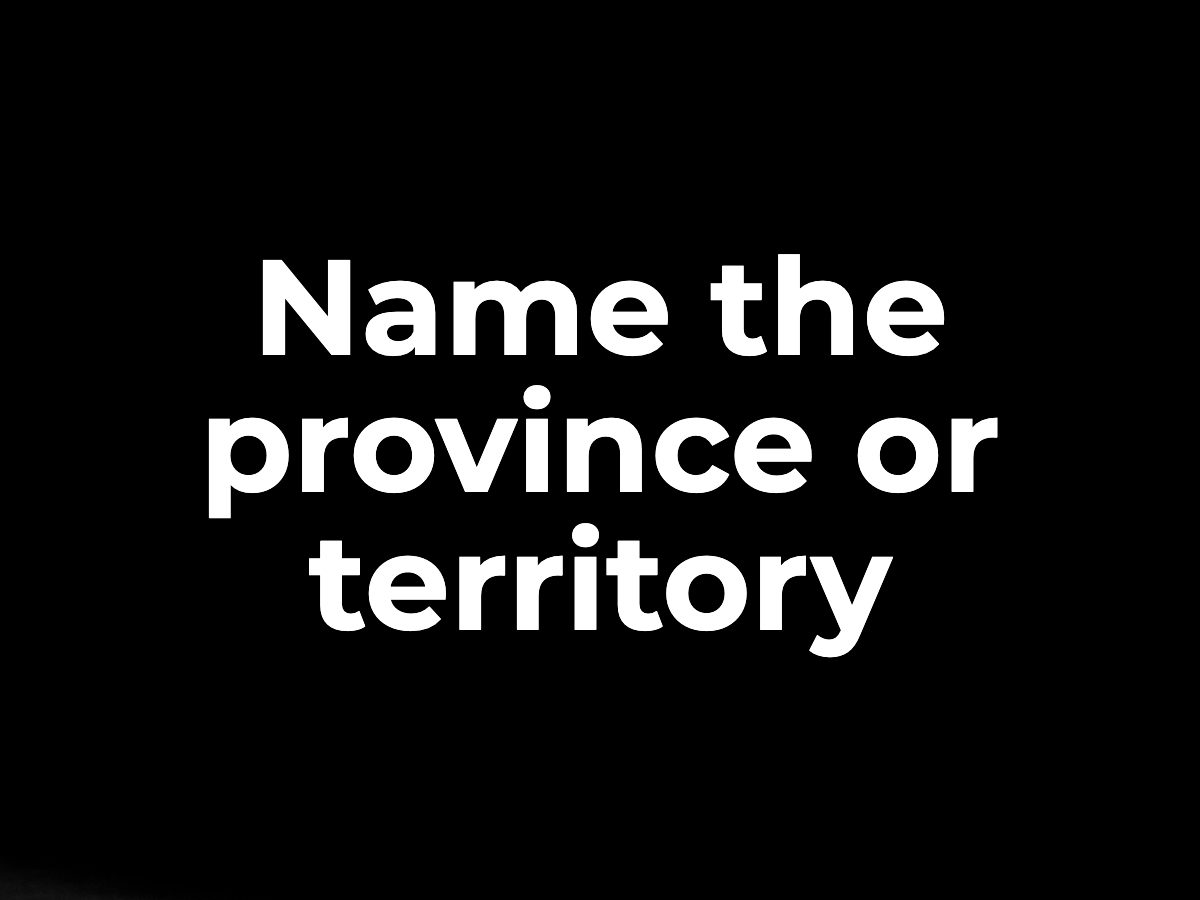 Name the province or territory