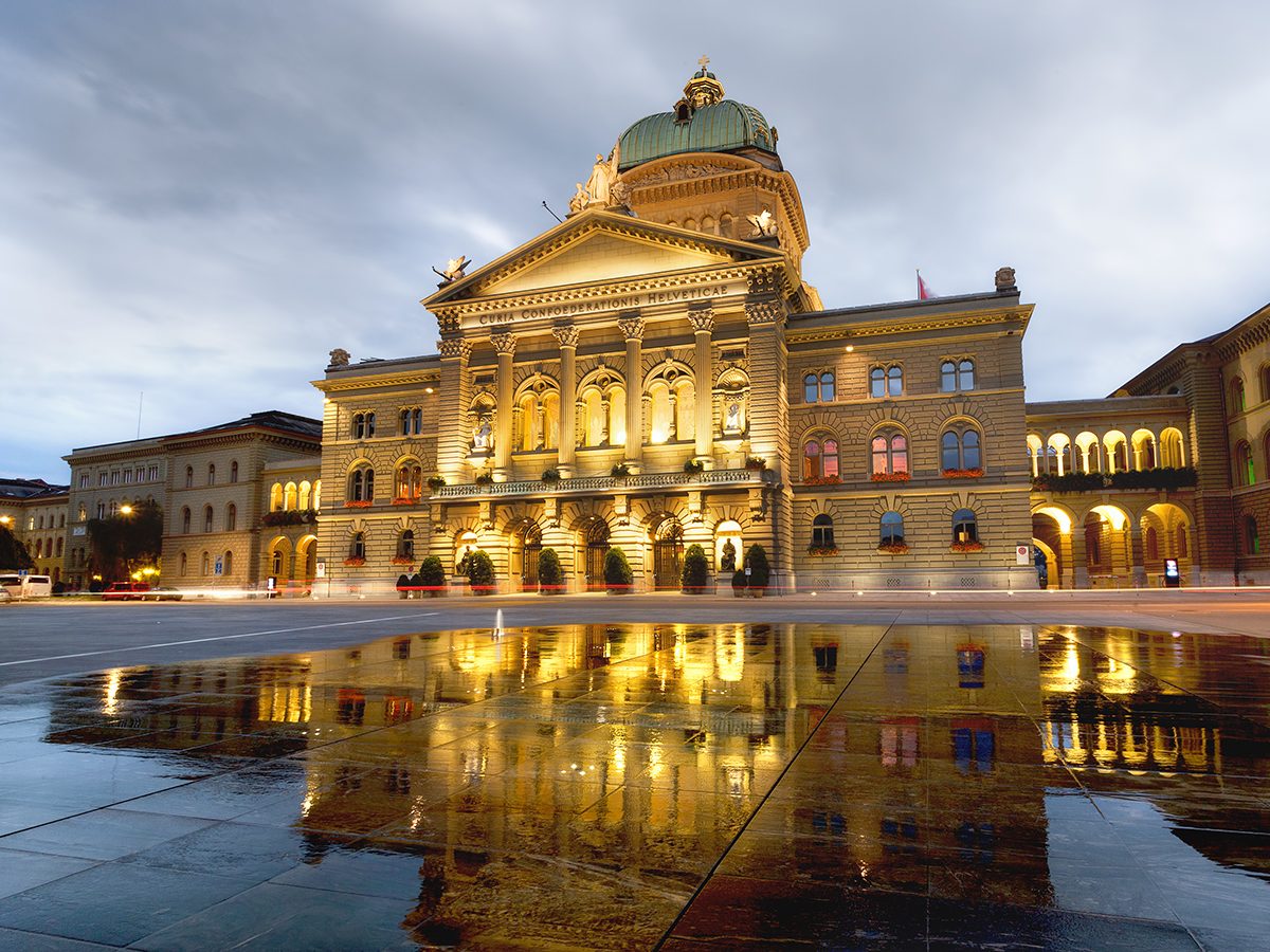 Good news - Swiss parliament buildings