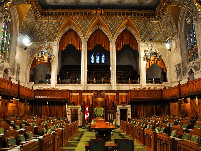 Vote of no confidence - House of Commons in Ottawa