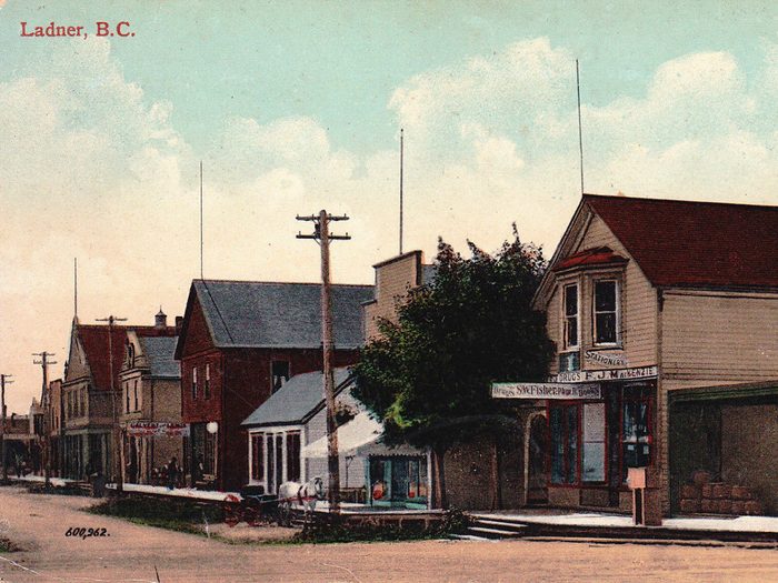 Ladner BC - vintage postcard
