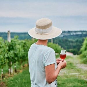 Day trips from Montreal - woman in vineyard