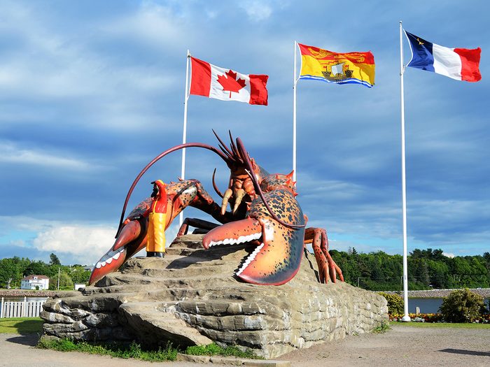 Roadside attractions Canada - Giant Lobster in Shediac New Brunswick