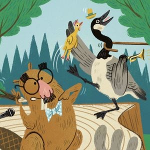 Canadian jokes - beaver and canada goose