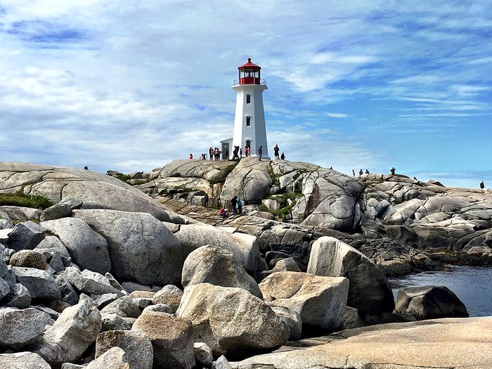 Day trips from Halifax - Peggy's Cove lighthouse