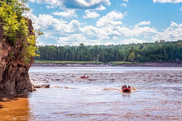Day trips from Halifax - raft tidal bore