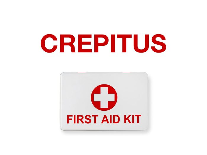 First aid quiz - Crepitus