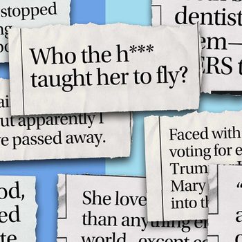 funniest obituaries that really exist - collage of newspaper headlines