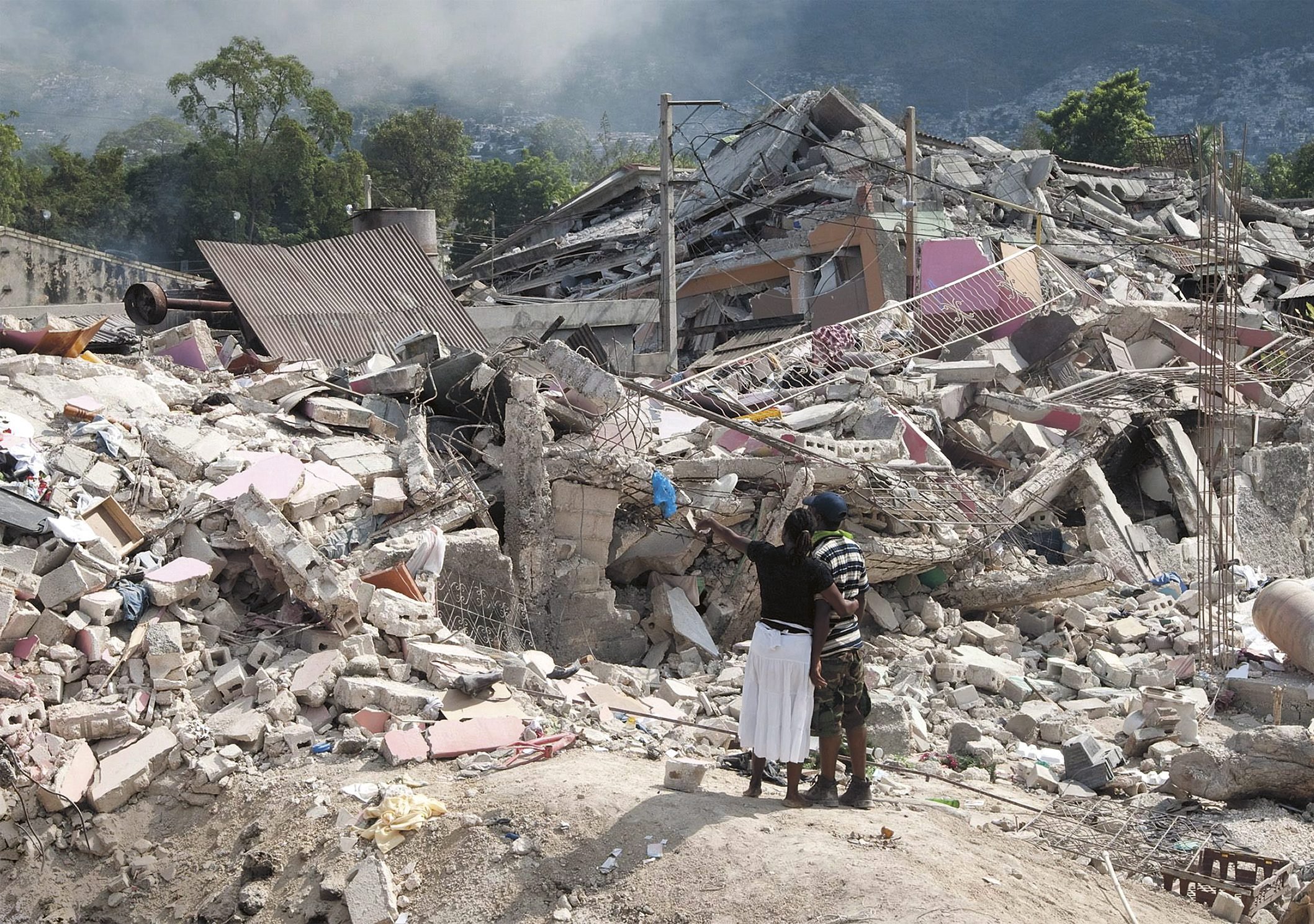 Port-au-Prince, Haiti, in the aftermath of the 2010 earthquake