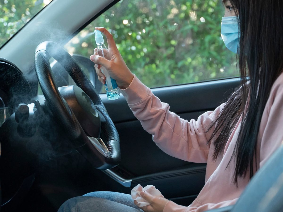 Mistakes you're making with disinfectant - car disinfection