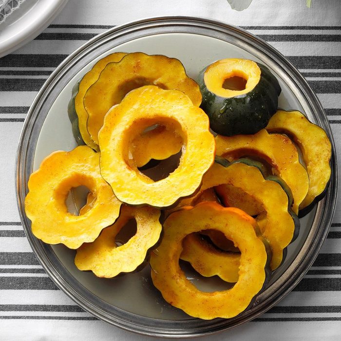 small-scale christmas dinner ideas - Cider Baked Squash