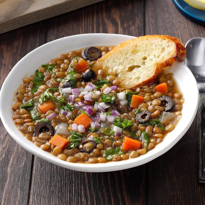 Greek style lentil soup recipe