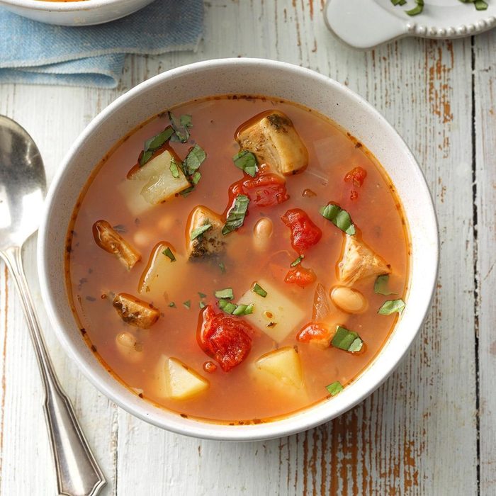 healthy winter soups - Roast Pork Soup