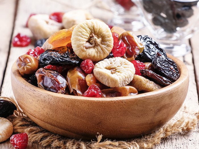 Add dried fruit to store-bought stuffing mix