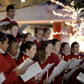Oldest Christmas carol - holiday choir singing