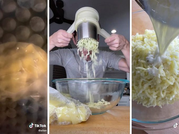 TikTok microwave mashed potatoes hack