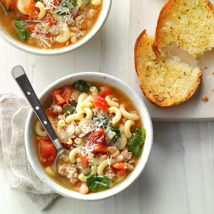quick dinner recipes - Day 27: Pasta Fagioli Soup