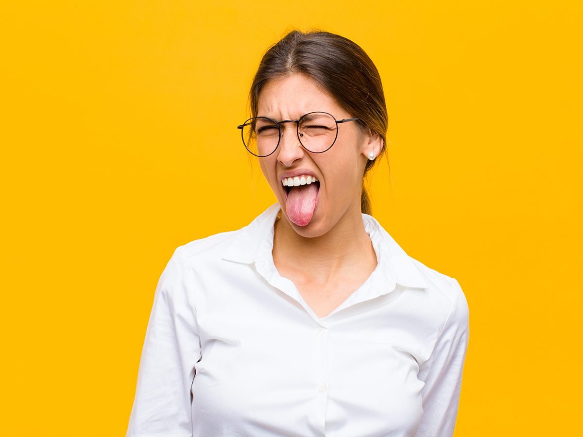 Best Readers Digest Jokes Ever - Woman Sticking Out Tongue