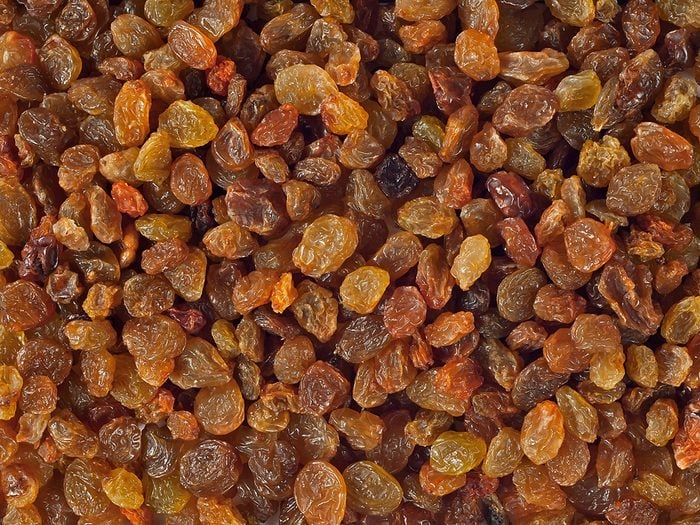 Natural laxatives - raisins