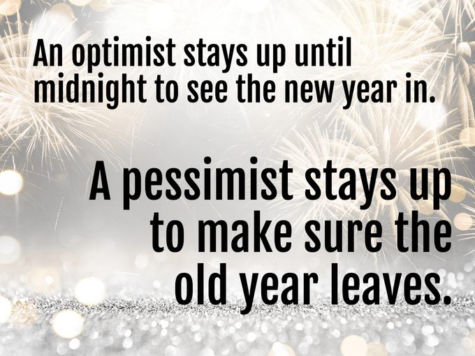 New Year's Jokes - pessimism