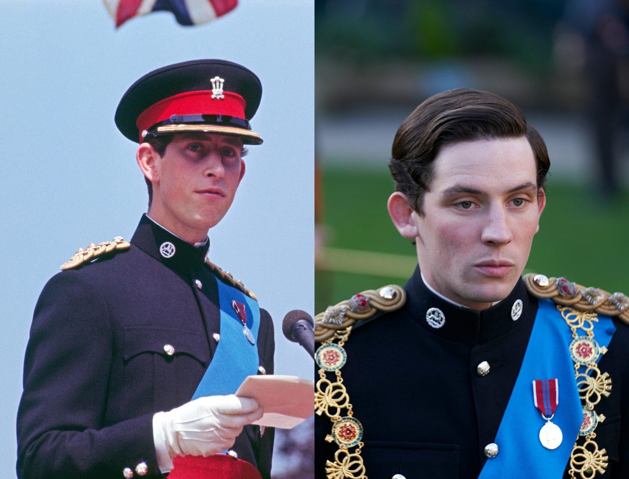 Prince Charles as a young man, as played by Josh O'Connor