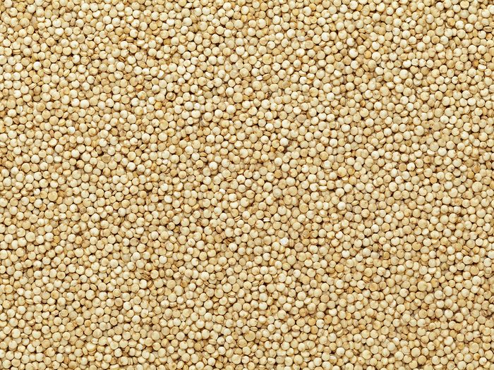 Organic quinoa close up