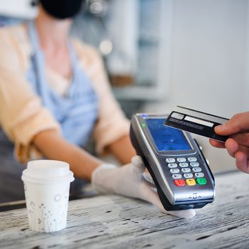 Times you shouldn't pay with debit - coffee shop transaction